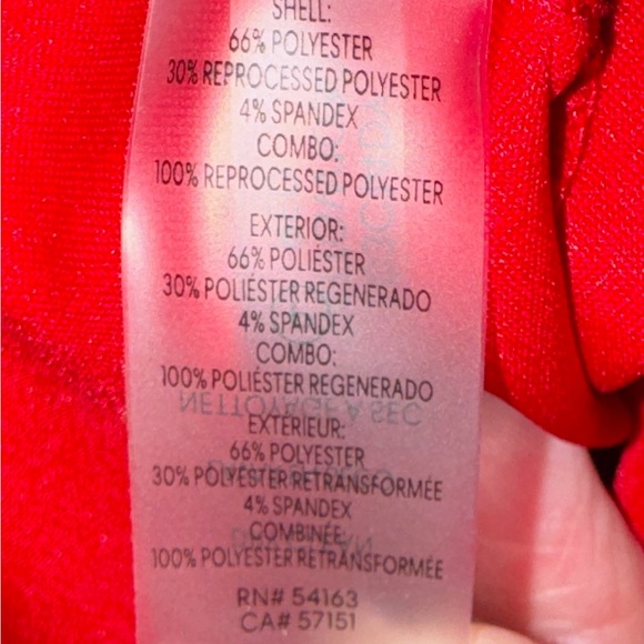 Calvin Klein Vibrant Red Long Sleeve Dress - Picture 5 of 5